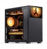 Jonsbo D41 MESH Screen ATX Gehäuse, Tempered Glass - schwarz