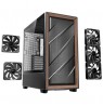 Antec 0-761345-10133-2 computer case Midi Tower Black, Wood