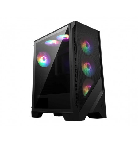 MSI MAG FORGE 120A AIRFLOW computer case Midi Tower Black, Transparent