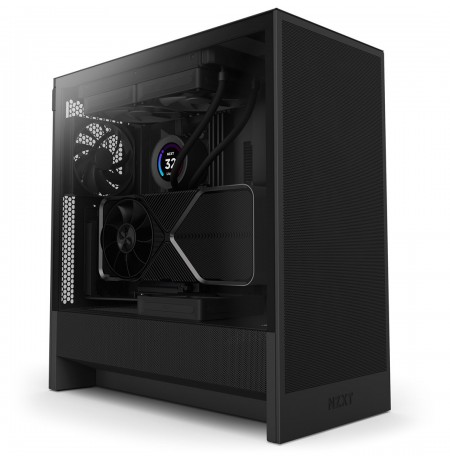 NZXT H5 FLOW (2024) MIDI TOWER CASE WITH WINDOW BLACK