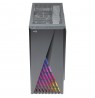 Aerocool DELTABKV1 ATX PC Case RGB Front Full Side Window 12cm Fan Black