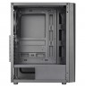 Aerocool DELTABKV1 ATX PC Case RGB Front Full Side Window 12cm Fan Black