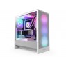 NZXT H5 FLOW RGB (2024) MIDI TOWER CASE WITH WINDOW WHITE