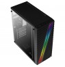 Housing Aerocool PGS STREAK A AEROPGSSTREAK-A-BKRG (ATX, Micro ATX, Mini ITX, black color)