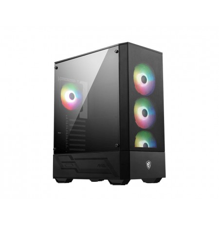 MSI MAG FORGE 112R computer case Midi Tower Black, Transparent