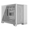 Corsair 2500D Airflow Micro-ATX Case, Tempered Glass - White