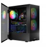 Logic ARYA  ARGB MINIDI USB 3.0 Case Black