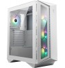 MSI MPG GUNGNIR 110R WHITE Mid Tower Gaming Computer Case 'White, 4x 120mm ARGB Fan, 1 to 6 ARGB Control board, USB Type-C, Temp