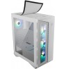 MSI MPG GUNGNIR 110R WHITE Mid Tower Gaming Computer Case 'White, 4x 120mm ARGB Fan, 1 to 6 ARGB Control board, USB Type-C, Temp
