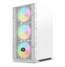 SAVIO Raptor White X1 ARGB Glass/Mesh White Computer Case