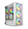 SAVIO Raptor White X1 ARGB Glass/Mesh White Computer Case