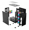 SAVIO PC Case Prime X1 ARGB Glass Black