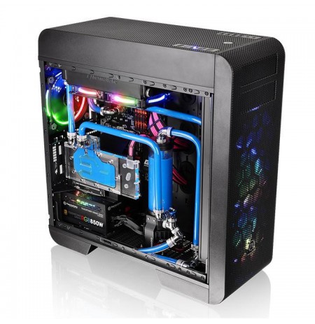 Housing Thermaltake Core V71 TG CA-1B6-00F1WN-04 (ATX, Extended ATX, Micro ATX, Mini ITX, black color)