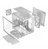 MODECOM CASE PANORAMA ARGB 5F MIDI WHITE