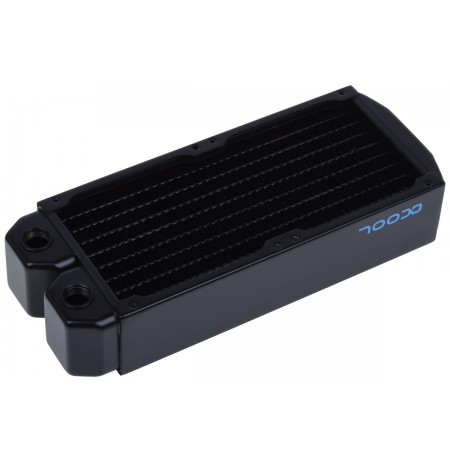 Alphacool NexXxoS XT45, Full Copper, 92 mm Dual Radiator - black
