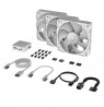 Corsair iCUE LINK RX120 RGB Series, PWM Fan 3 Pack - 120 mm, white