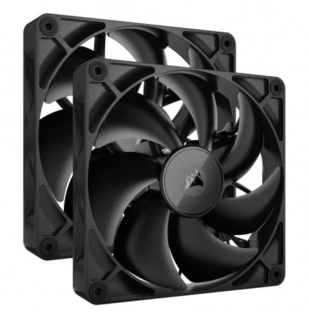 Corsair iCUE LINK RX140 Series, PWM Fan 2 Pack - 140mm, black