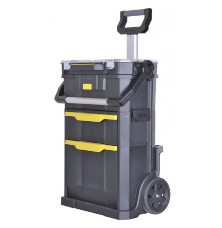 Modular workshop on wheels 2in1 box with organizer