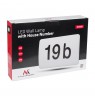 LED House Number Light with Twilight Sensor Outdoor Wall Light