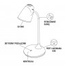 Montis a LED MT044 table lamp 3 W White