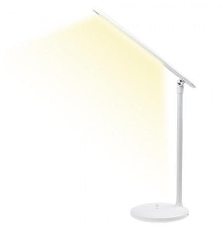 LED desk lamp with rechargeable battery