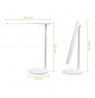 LED desk lamp with rechargeable battery
