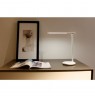 LED desk lamp with rechargeable battery