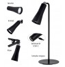 Activejet Multifunctional lamp AJE-IDA 4IN1 Black