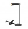 Desk lamp V-TAC VT-7413 4in1, wall lamp, clip, torch 3W LED 37cm 4000K 300lm (SKU 23042) Black