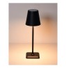 Wireless LED Table Light Touch Black