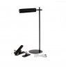 Desk lamp V-TAC VT-7413 4in1, wall lamp, clip, torch 3W LED 37cm 4000K 300lm (SKU 23042) Black