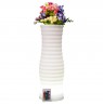 Flower vase with RGB LED backlight and remote control