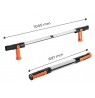 Rechargeable inspection lamp 2x350 lm extendable SMD
