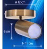 Activejet AJE-SPECTRA 1P GU10 1x40W spotlight