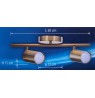 Activejet AJE-SPECTRA 2P GU10 2x40W strip