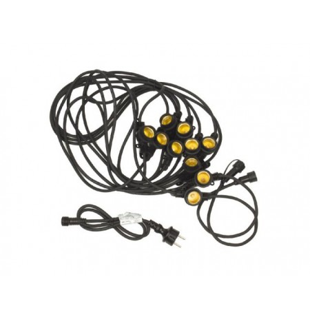 Maclean garland, Chain light, Indoor and outdoor, IP44, 10xE27, Max. load 2300W,10m, MCE410
