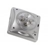 Maclean MCE124 Solar Lamp 4LED Lighting Twilight Sensor Silver