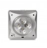 Maclean MCE124 Solar Lamp 4LED Lighting Twilight Sensor Silver