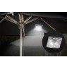 Maclean MCE124 Solar Lamp 4LED Lighting Twilight Sensor Silver