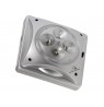 Maclean MCE124 Solar Lamp 4LED Lighting Twilight Sensor Silver