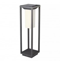 Solar Garden Bollard V-TAC 4W LED SAMSUNG CHIP Gray 2-functions IP65 VT-66 3000K 280lm