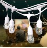 Garden Garland V-TAC White 15 meters 15 fixtures E27 Rubber+Socket IP54 VT-713