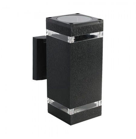 Garden wall lamp V-TAC VT-968 2xE27 IP44 (SKU 93574) Black