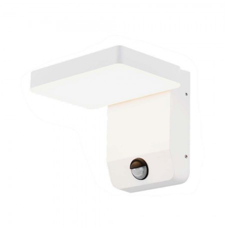 Projector V-TAC 17W Facade Luminaire Motion Sensor White IP65 VT-11020-150-W 4000K 2520lm