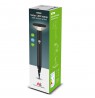 Solar LED lamp with Maclean sensor, black, IP44, 3 light modes, Li-ion 18650 battery 3.7V 1200 mAh, drive-in sensor, MCE465 B