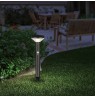 Solar LED lamp with Maclean sensor, black, IP44, 3 light modes, Li-ion 18650 battery 3.7V 1200 mAh, drive-in sensor, MCE465 B