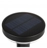 Solar LED lamp with Maclean sensor, black, IP44, 3 light modes, Li-ion 18650 battery 3.7V 1200 mAh, drive-in sensor, MCE465 B
