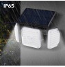 Maclean IP65 Solar LED Lamp with Motion and Dusk-to-Dawn Sensor IP65 4W 320lm 4000K Li-ion 1200 mAh 3 Operating Modes Floodlight
