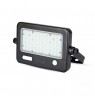 Solar LED projector V-TAC 10W USB Black IP65 VT-788-10 4000K 1100lm