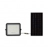 Solar LED projector V-TAC 10W Remote, AUTO, Timer, IP65 Black VT-80W 4000K 800lm